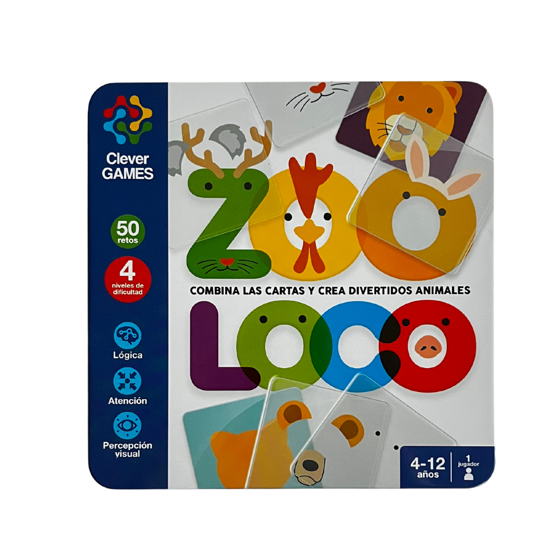 PACK SALVAJE- BUHO 200, PICTO PALABRA, ZOO LOCO Y CAMALEÓN