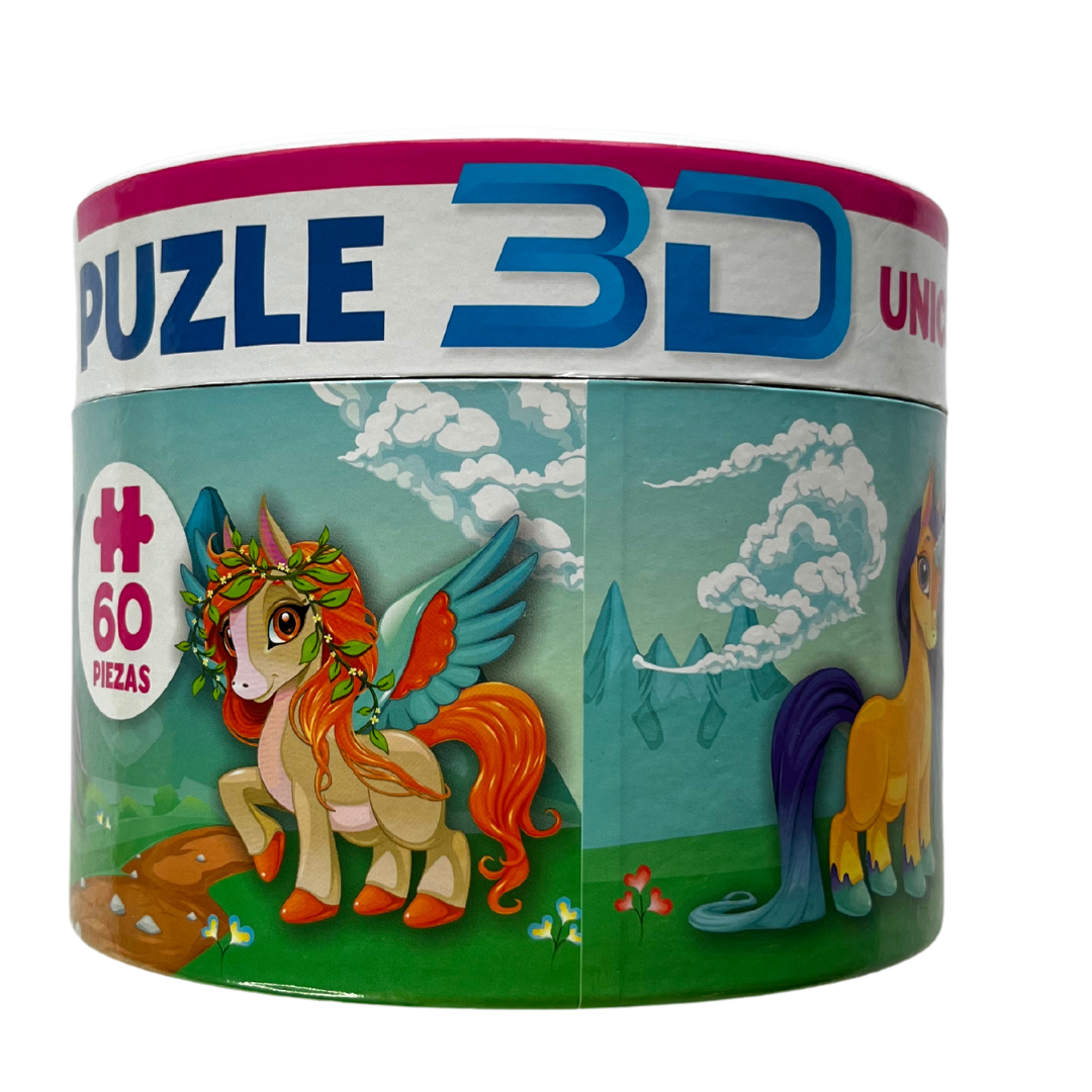 PACK DOG + PUZLE GLITTER + PUZLE 3D UNICORNIOS + PUZLE XL CIUDAD